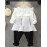 Girl's Casual/Daily Solid Blouse / Pants / Clothing SetCotton Spring / Fall White  