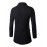 Men's Korean Slim Simple Gentleman Dress Long Section Woolen Coat,Cotton / Polyester Long Sleeve-Black / Gray