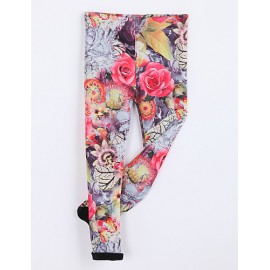 Casual/Daily Print Pants / Leggings,Cotton Fall