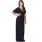 Women's Plus Size Casual/Daily Sexy Swing Dress,Solid Deep V Maxi ? Length SleevePolyester Nylon Summer