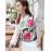 Women's Casual/Daily Simple Spring Blouse,Animal Print Shirt Collar Long Sleeve White Polyester Medium