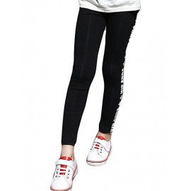Girl's Casual/Daily Galaxy Pants / LeggingsCotton / Spandex Winter Black / Gray