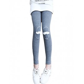 Girl's Casual/Daily Solid Pants,Cotton Spring / Fall Black / Pink / Gray