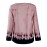 Women's Casual/Daily Vintage Fall T-shirtPrint U Neck Long Sleeve Pink Polyester Medium Print Randomly