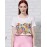 Women's Casual/Daily Vintage Summer T-shirtPrint / Color Block Round Neck Short Sleeve