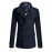 Men's Solid Casual / Work Trench coat,Polyester / Wool Blend Long Sleeve-Black / Blue / Brown / Gray