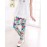 Girl's Casual/Daily Floral Leggings,Cotton Summer / Spring / Fall Green / Pink / White  