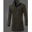 Men's Solid Casual / Work Coat,Cotton Long Sleeve-Black / Brown / Gray