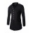 Men's Military Style Slim Badges Woolen Coat,Cotton / Polyester Long Sleeve-Black / Gray