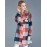 Women's Plus Size / Casual/Daily Street chic Spring / Fall Shirt,Print Shirt Collar Long SleeveCotton Medium