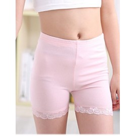 Girl's Casual/Daily Solid Shorts,Cotton All Seasons Black / Pink / White