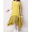 Women's Casual / Day Solid Loose / Swing Dress ,False Two Literature and ArtV Neck Maxi Cotton / Linen