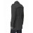 Men's Solid Casual / Work Trench coat,Polyester / Wool Blend Long Sleeve-Black / Gray