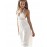 Women's Sexy / Simple Patchwork Chiffon Dress , Halter Maxi Polyester