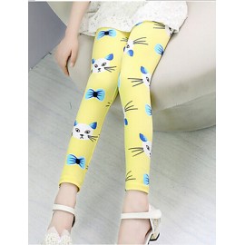 Girl's Pants,Cotton All Seasons Blue / Pink / Yellow