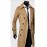 Men's Solid Casual Coat,Cotton Blend Long Sleeve-Black / Brown / Gray / Tan