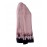Women's Casual/Daily Vintage Fall T-shirtPrint U Neck Long Sleeve Pink Polyester Medium Print Randomly