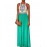 Women's Sexy Casual Cute Maxi Plus Sizes Inelastic Sleeveless Dress (Chiffon)