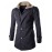 Men's Solid Casual / Work CoatCotton / Polyester Long Sleeve-Black / Gray hot sale brand fashion
