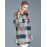 Women's Plus Size / Casual/Daily Street chic Spring / Fall Shirt,Print Shirt Collar Long SleeveCotton Medium