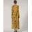 Women's Casual/Daily Swing Dress,Floral Crew Neck Maxi Long Sleeve Red / Yellow Polyester Spring