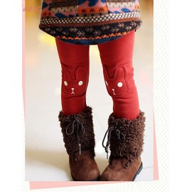 Girl's Winter/Spring/Fall Stretchy Thick Leggings (Cotton/Polyester)