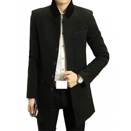 In the autumn of 2016 new men's wool coat male aut..