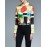 Women's Plus Size / Casual/Daily Vintage All Seasons ShirtPrint Shirt Collar Long Sleeve Yellow / Purple Polyester
