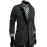 Men's Korean Style Stand Double Breasted Trench Coat