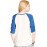 Women's Casual/Daily Street chic Color Block Fashion Sport T-shirt Print Round NeckSleeve Blue Polyester Medium