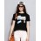 Women's Casual/Daily Simple Spring / Summer T-shirtPrint Round