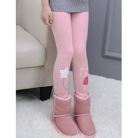 Girl Casual/Daily Solid Pants-Cotton Winter