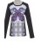 Women's Going out Street chic Spring / Fall T-shirtPrint Round Neck Long Sleeve Black