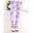 Girl's Casual/Daily Floral Leggings,Cotton Summer / Spring / Fall Green / Pink / White  