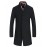 Men's Long Sleeve Long Coat , Tweed / Wool Pure Men's clothing woolen cloth coat to keep warm winter wind coat