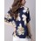 Women's Going out / Casual/Daily Street chic Spring / Summer T-shirt,Print Round Neck Short Sleeve